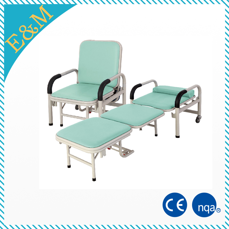 経済的な折りたたみ病院に伴う椅子病院リクライニング チェア ベッド-折り畳み椅子問屋・仕入れ・卸・卸売り