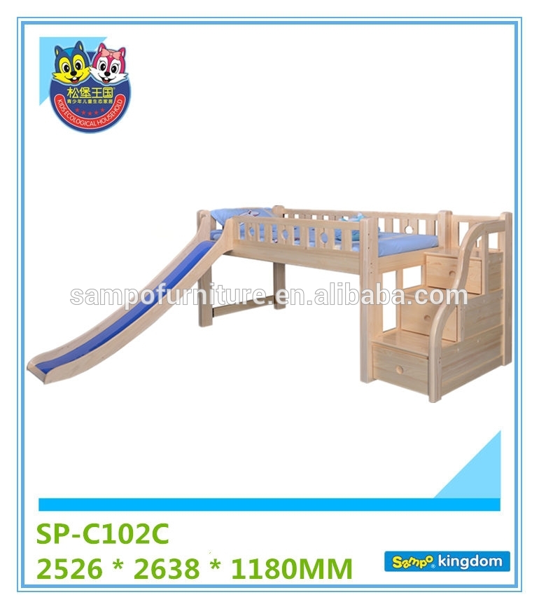 Modern安い二段ベッド価格、 子供のための木製の二段ベッドの寝室#sp- c102c-子供用ベッド問屋・仕入れ・卸・卸売り