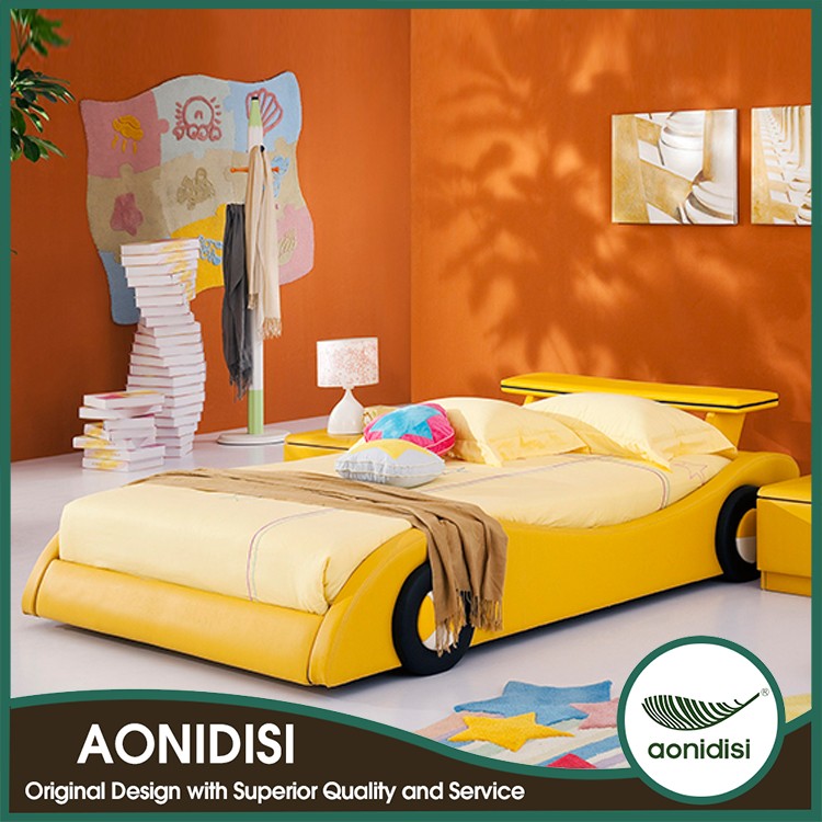 oem許容モダンなデザインの子供のベッドの車の形状の木製二段ベッド-子供用ベッド問屋・仕入れ・卸・卸売り
