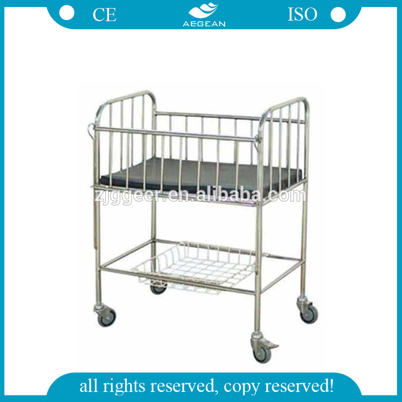AG-CB005病院家具ステンレス鋼安い子供ベッド用販売-子供用ベッド問屋・仕入れ・卸・卸売り