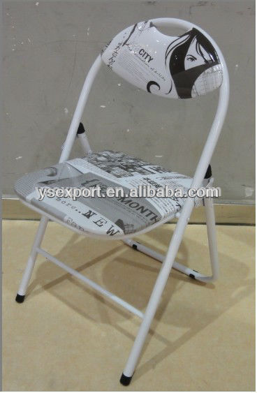 使用される金属印刷pvc折りたたみ椅子-折り畳み椅子問屋・仕入れ・卸・卸売り