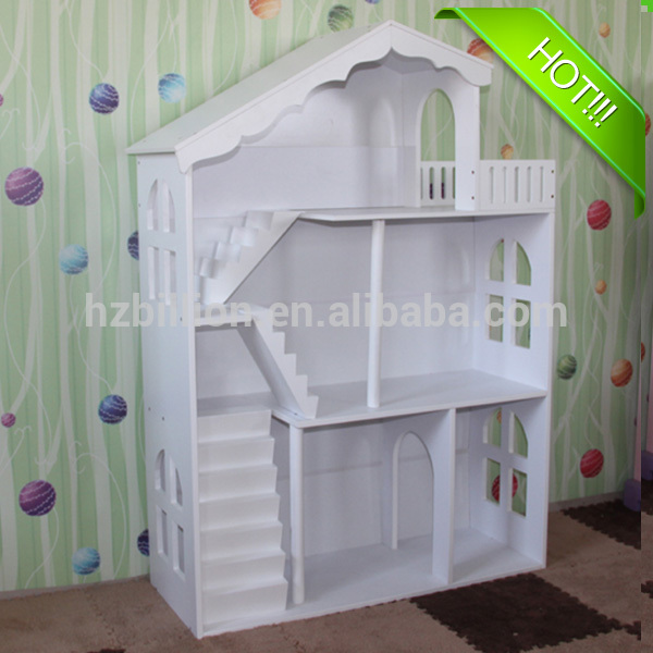 恋人の白い木製の子供の寝室のドールハウスの本棚本棚-その他子供用家具問屋・仕入れ・卸・卸売り