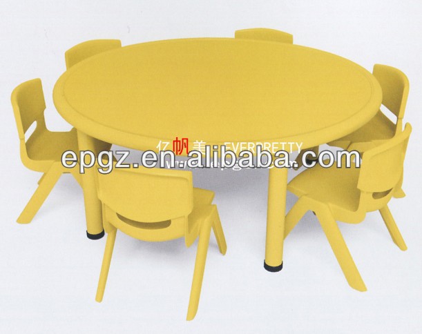 安い2014年幼児のプラスチック製のラウンドテーブルと椅子のセット子供の家具のための-子供用テーブル問屋・仕入れ・卸・卸売り
