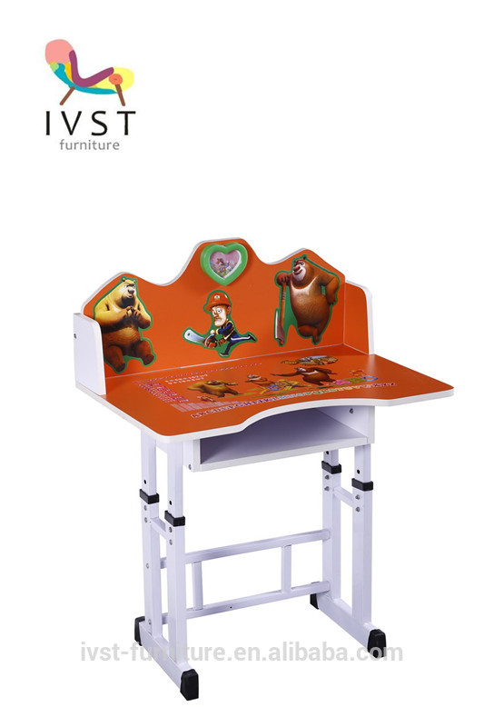 調整可能な学校の子供の勉強机と椅子-子供用テーブル問屋・仕入れ・卸・卸売り