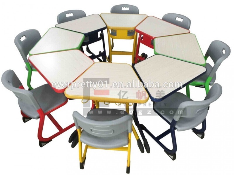 幼稚園キッズ木製テーブルとプラスチック椅子-子供用椅子問屋・仕入れ・卸・卸売り