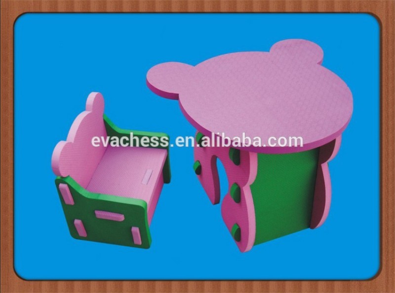 寝室のevaフォームのテーブルと椅子子供のための-子供用テーブル問屋・仕入れ・卸・卸売り