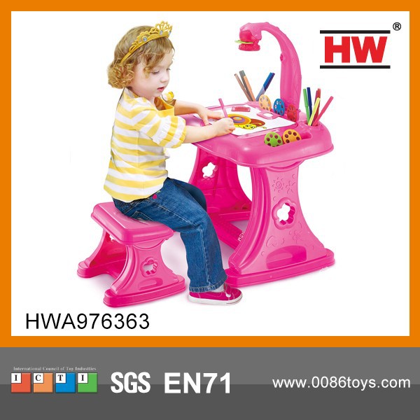 安いプラスチックピンクファンタジー4で1子供学ぶテーブルと椅子-子供用テーブル問屋・仕入れ・卸・卸売り