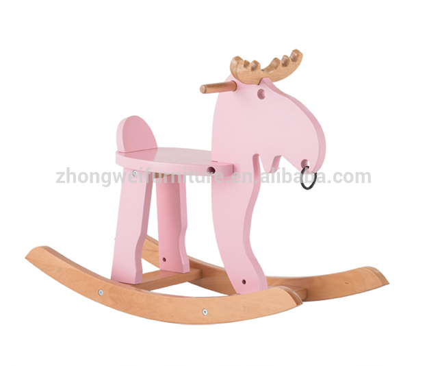 創造的な木製の馬のロッキングチェア折りたたみ-子供用椅子問屋・仕入れ・卸・卸売り