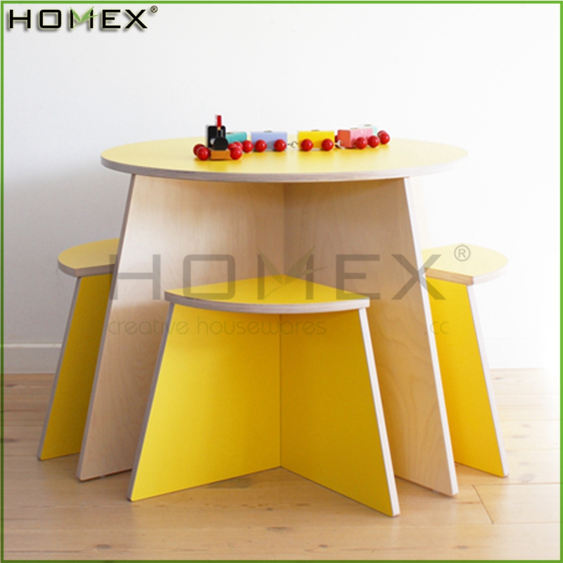 木製子供スタディテーブルデザインで椅子Homex_BSCI工場-子供用テーブル問屋・仕入れ・卸・卸売り