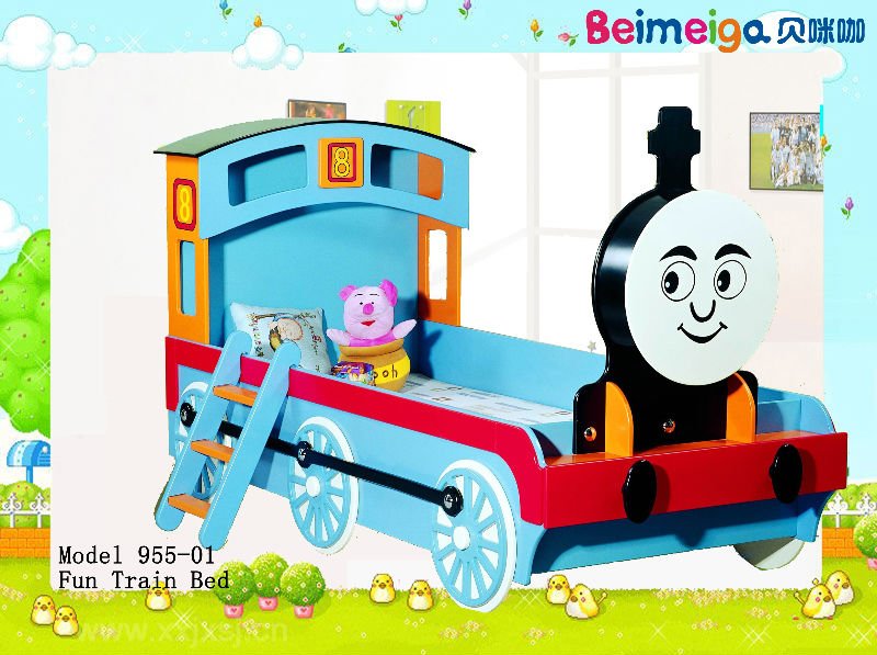 トーマス子供列車ベッド子供ベッドルーム家具列車ベッド-子供用ベッド問屋・仕入れ・卸・卸売り