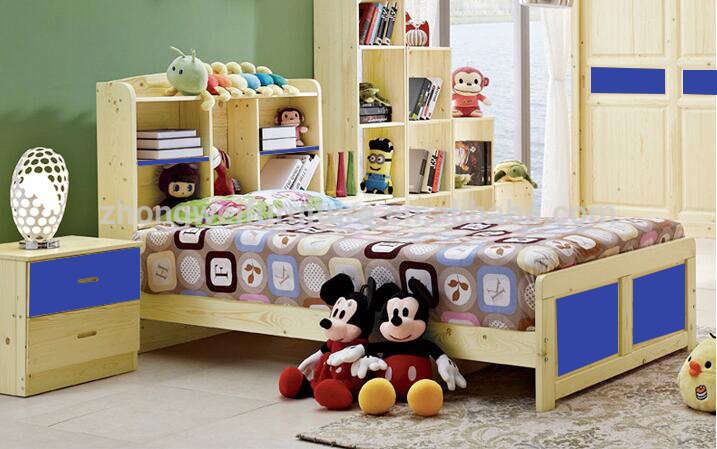 王子ロイヤルブルーウッドティーン寝室の家具-子供用ベッド問屋・仕入れ・卸・卸売り
