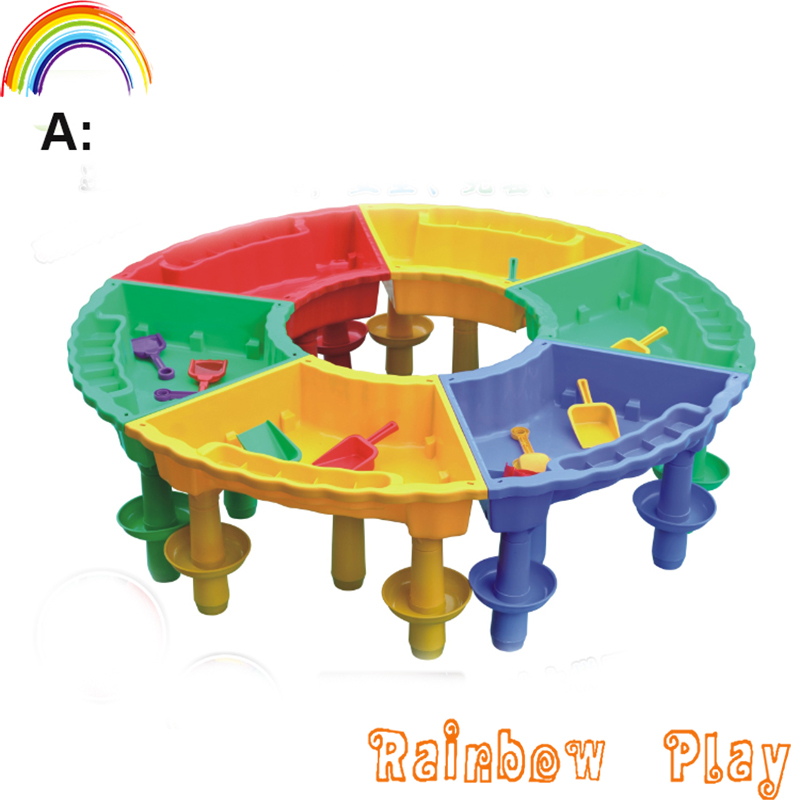 多機能プラスチック子供幼稚園組み立て砂と水遊びテーブル-子供用テーブル問屋・仕入れ・卸・卸売り
