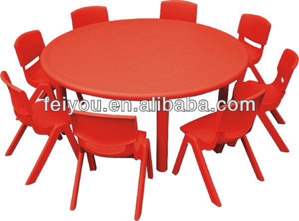 中国工場学校への使用月の形のテーブルの子供たちlldpeプラスチックの机と椅子、 の幼稚園の家具-子供用家具セット問屋・仕入れ・卸・卸売り