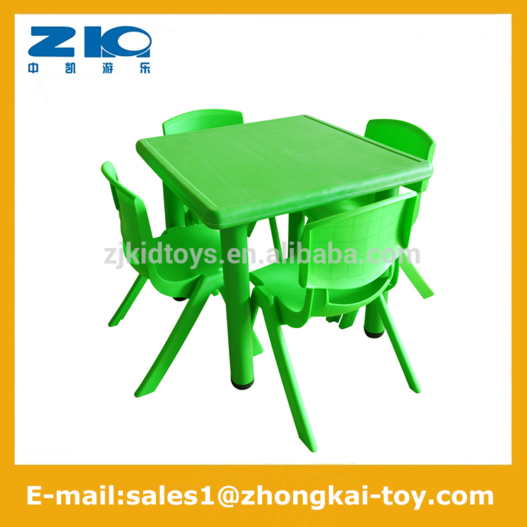 学校の子供プラスチック正方形のテーブル用販売で良い品質-子供用家具セット問屋・仕入れ・卸・卸売り