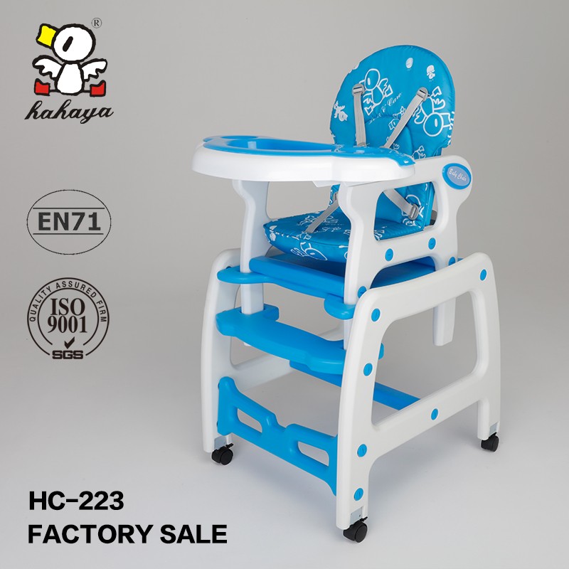 Hahaya多機能新デザインベビーダイニング高椅子赤ちゃん給餌チェア付き車輪-子供用椅子問屋・仕入れ・卸・卸売り