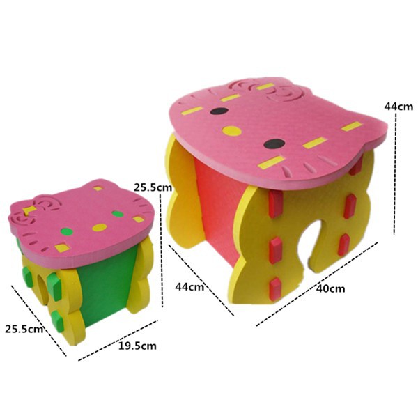 カラフルでかわいいエヴァ子供のパズルの泡の家具セット-子供用テーブル問屋・仕入れ・卸・卸売り