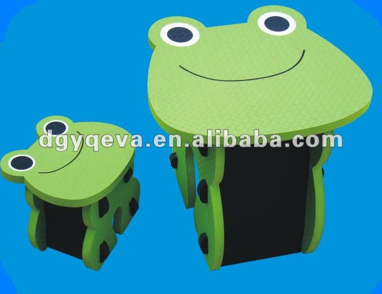 evaフォーム子供のテーブルと椅子組み合わせカエル-子供用テーブル問屋・仕入れ・卸・卸売り