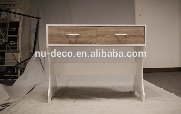 木製のモダンなドレッシングテーブル2引き出し付き-ドレッサー問屋・仕入れ・卸・卸売り