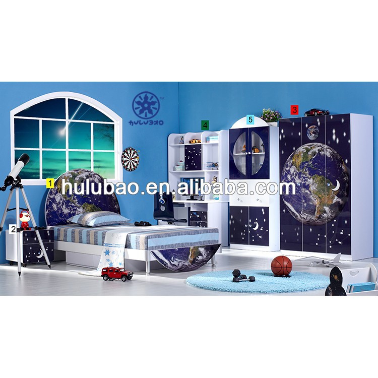 新しいデザインhulubao最高の販売及び高品質902mdfユニークなの子供たち家具の寝室の家具-子供用家具セット問屋・仕入れ・卸・卸売り