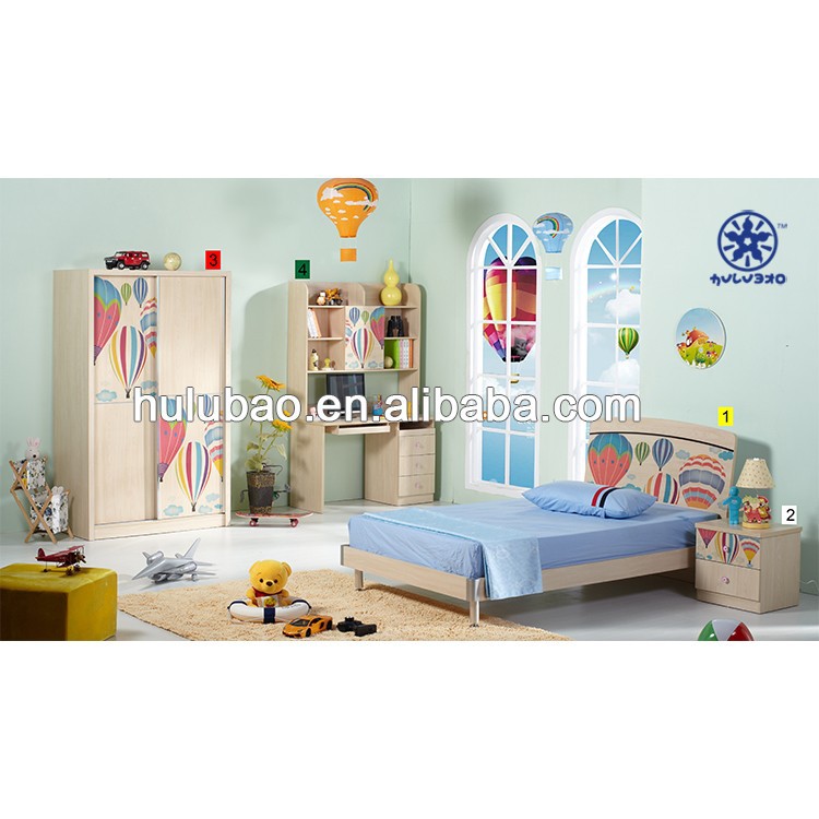 ベストセラーのmdfhulubao1301美しく快適な子供の寝室の家具-子供用家具セット問屋・仕入れ・卸・卸売り
