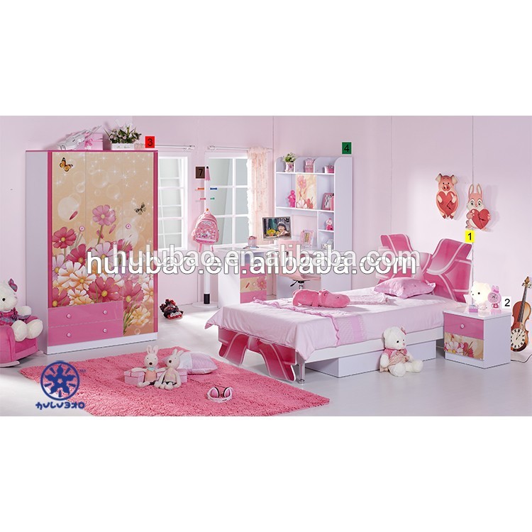 快適な9622014年熱い販売の子供のベッド王女-子供用家具セット問屋・仕入れ・卸・卸売り