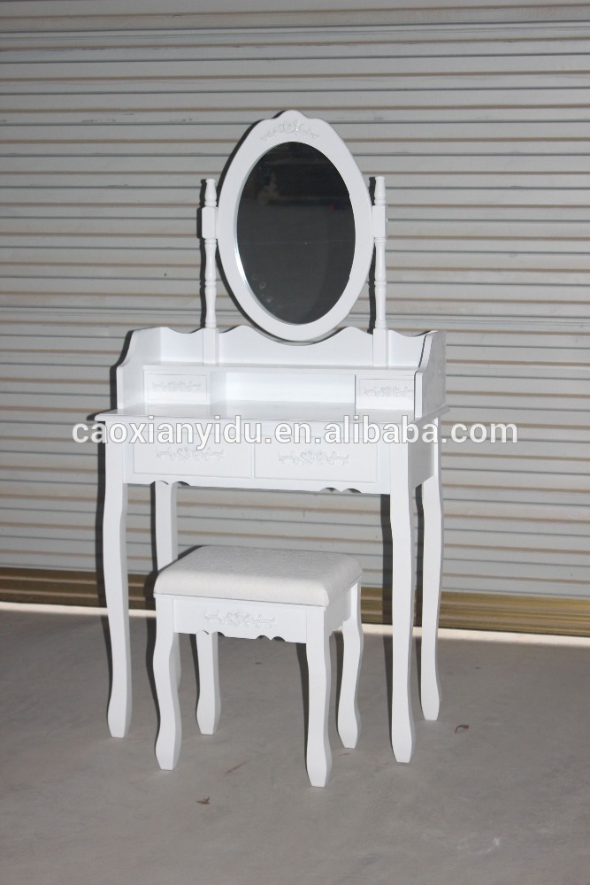 Schmenktisch・hocker/家庭用家具ドレッシングテーブルと鏡や引き出し/k/dドレッサースツール付き-ドレッサー問屋・仕入れ・卸・卸売り
