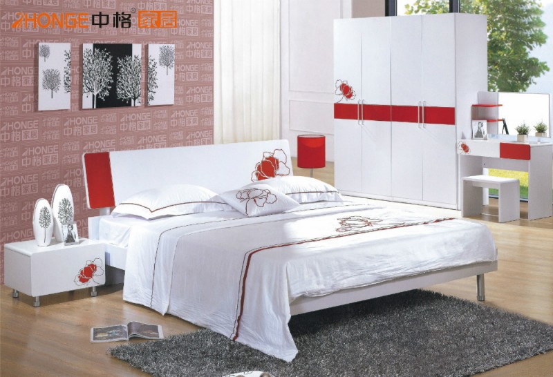 工場出荷時のオファー9901#白高光沢寝室の家具-寝室用セット問屋・仕入れ・卸・卸売り