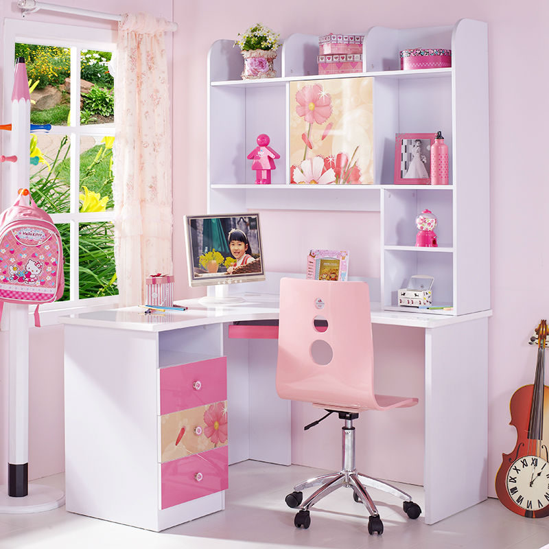 女の子ピンクの売れ筋cumputer962#机の家具-子供用家具セット問屋・仕入れ・卸・卸売り
