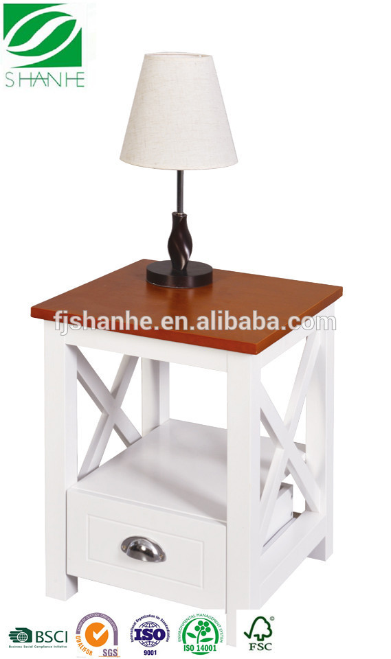 Sh白い木材家具ベッド サイドテーブル-サイドテーブル問屋・仕入れ・卸・卸売り