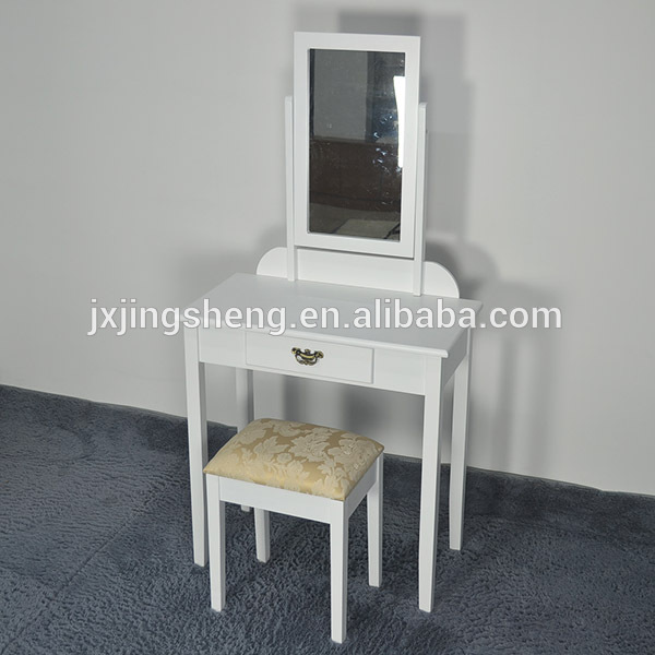中国手作り現代シンプルなロングミラー木製ドレッシングテーブル付きスツール-ドレッサー問屋・仕入れ・卸・卸売り