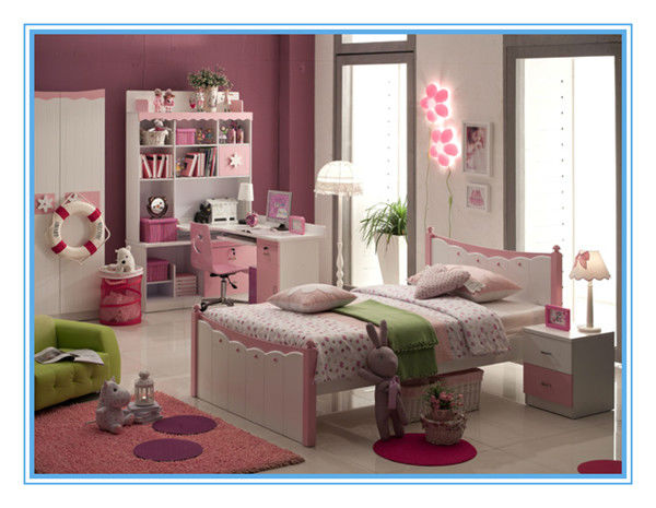 女の子ピンク寝室家具子供寝室でデスク-寝室用セット問屋・仕入れ・卸・卸売り