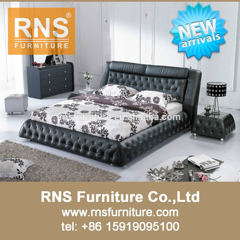 Rns2015a853#新デザインのモダンな革のベッド-ベッド問屋・仕入れ・卸・卸売り