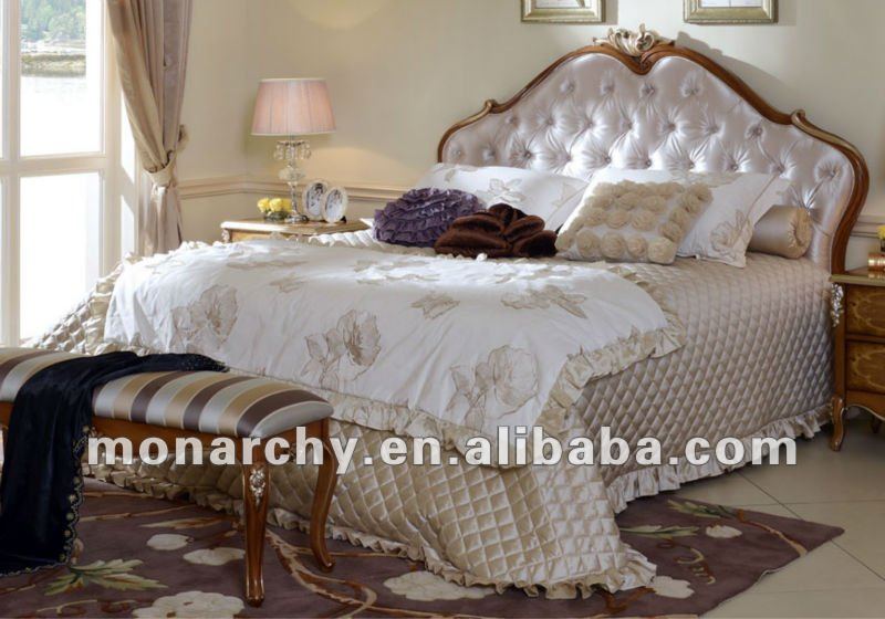 Bq501b-16/17/18優れたアンティークフレンチスタイル手彫り木製ベッドのデザイン-寝室用セット問屋・仕入れ・卸・卸売り