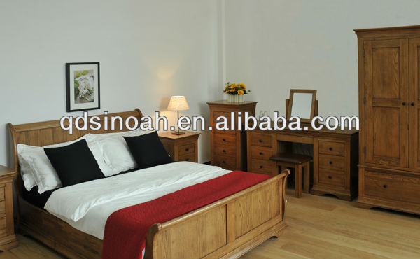 Sinoah908範囲固体オークの寝室の家具セット/木製家具-寝室用セット問屋・仕入れ・卸・卸売り