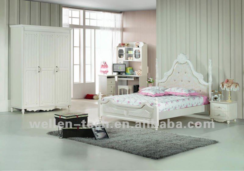 HOTSALESモデルKoreanantiqueの白い寝室の家具WM908-寝室用セット問屋・仕入れ・卸・卸売り