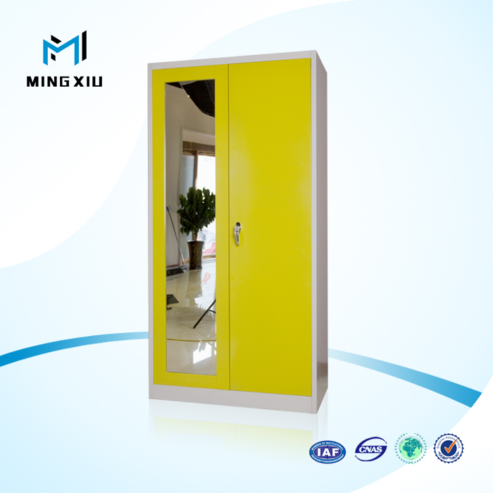 中国mingxiu 2ドア服鋼ワードローブ/寝室食器棚デザイン-その他金属製家具問屋・仕入れ・卸・卸売り