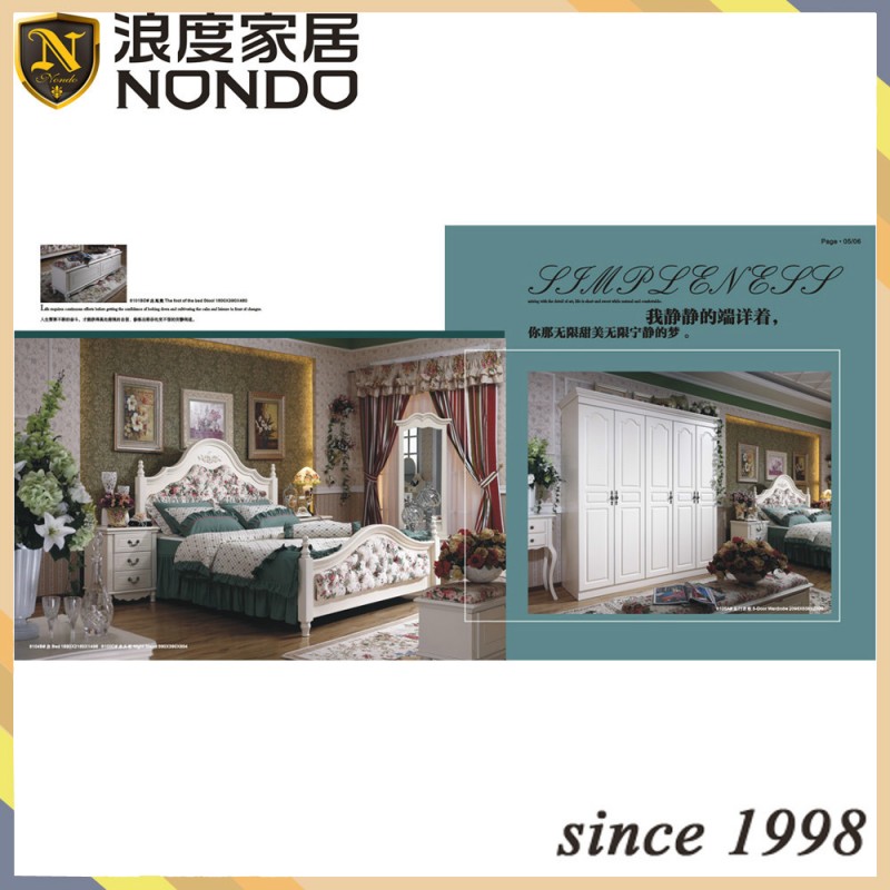 現代の家庭用家具デザインamercian8104スタイルのベッドルームセット-ベッド問屋・仕入れ・卸・卸売り