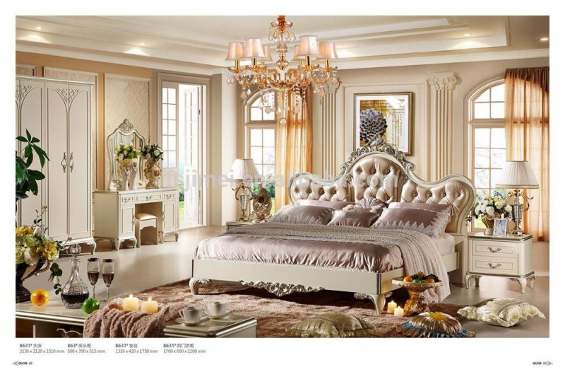 新古典派2015#白のベッドルームセット-寝室用セット問屋・仕入れ・卸・卸売り