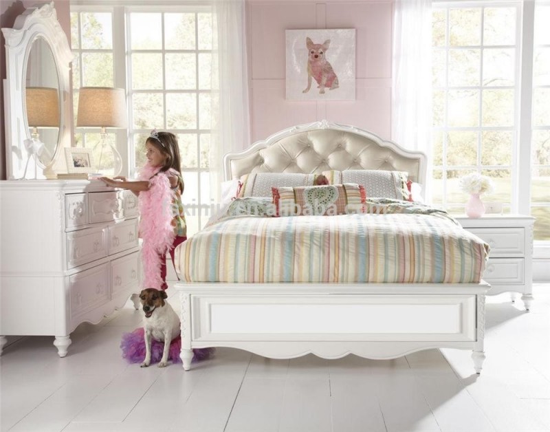 美しく、 甘いアメリカンガールの子供の寝室の/theas-b38リトルプリンセスルーム-寝室用セット問屋・仕入れ・卸・卸売り