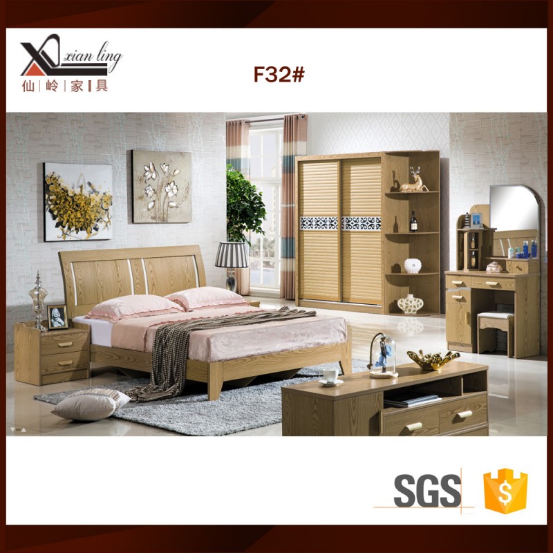 家具のmdf木製新しい仏山工場モデルの寝室セット-寝室用セット問屋・仕入れ・卸・卸売り