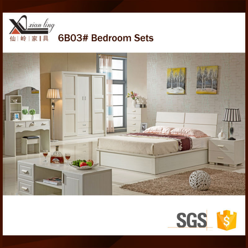 白寝室のための木製家庭用家具-寝室用セット問屋・仕入れ・卸・卸売り