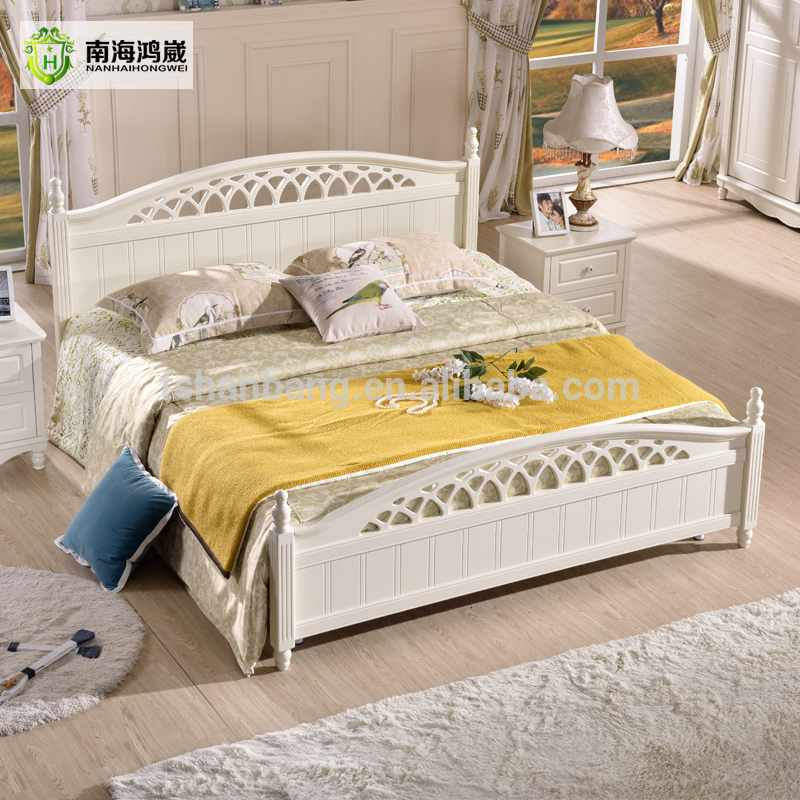 最新のホワイトシンプルなデザイン木製mdf寝室の家具-寝室用セット問屋・仕入れ・卸・卸売り