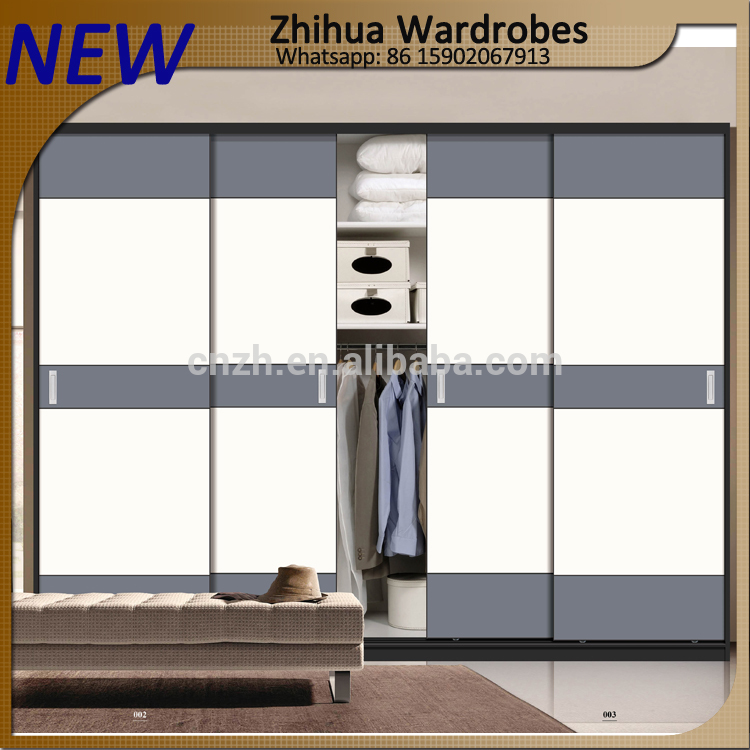 zhihua現代のワードローブmdfスライディングドアデザイン-ワードローブ問屋・仕入れ・卸・卸売り