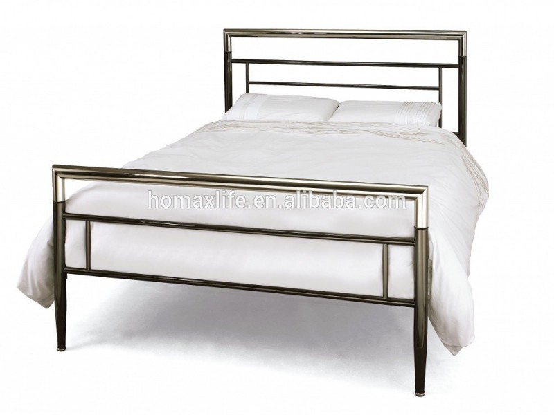 現代寝室の家具シンプルなダブルベッド-金属製ベッド問屋・仕入れ・卸・卸売り
