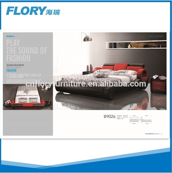 ベッドルームの家具2015新しいデザインのレザーベッド( bl9026)-ベッド問屋・仕入れ・卸・卸売り