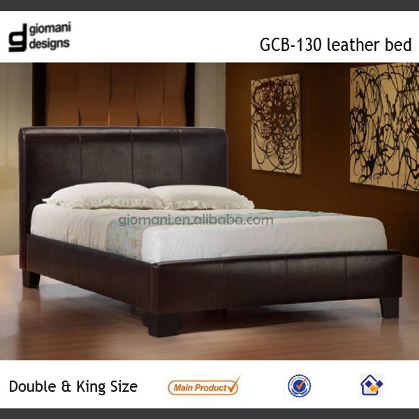 通常のベッドデザイン寝室家具シンプルなダブルベッドデザインで木材-ベッド問屋・仕入れ・卸・卸売り