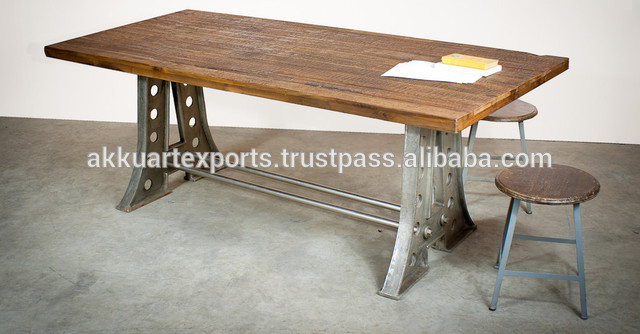 商業バーの工業用、 ヴィンテージバーテーブル-木製テーブル問屋・仕入れ・卸・卸売り