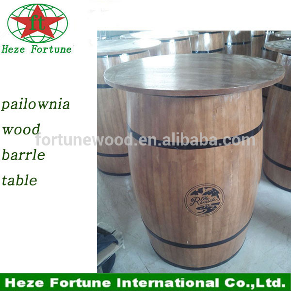 木製のワイン樽テーブルバーの家具-木製テーブル問屋・仕入れ・卸・卸売り