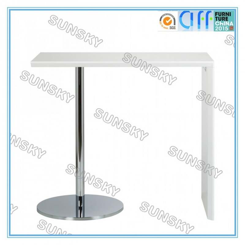 中国最も安い高quallityba8570光沢のある白いバーのテーブル-木製テーブル問屋・仕入れ・卸・卸売り