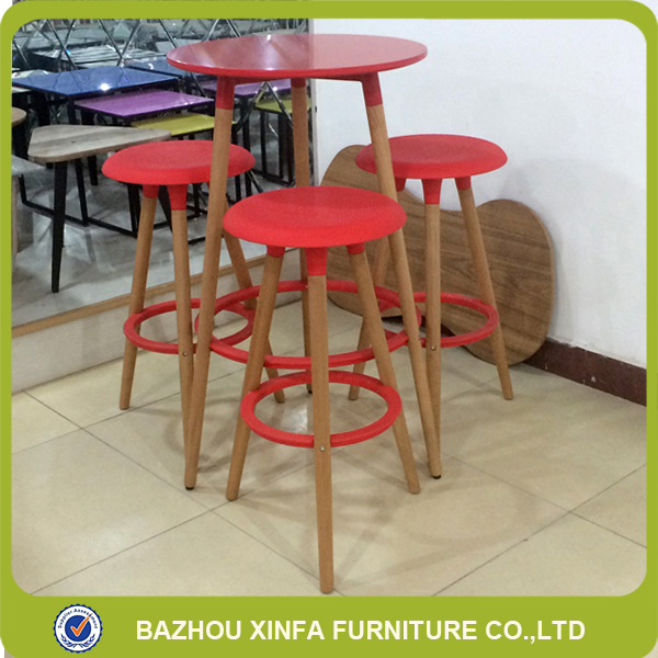 Bazhou卸売トールラウンド木製バー家具工業バーテーブル-木製テーブル問屋・仕入れ・卸・卸売り
